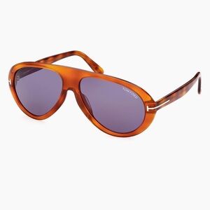 TOM FORD Camillo 60mm Pilot Sunglasses NWT